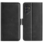 Til Samsung Galaxy A13 4G Stativ Pung Design PU Læder Magnetisk Dobbelt Låse Etui Telefoncover
