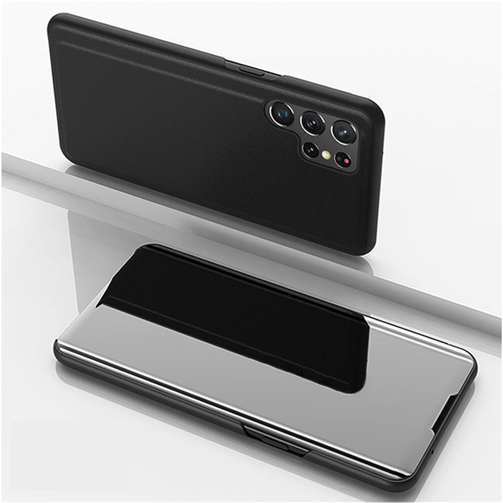 For Samsung Galaxy S22 Ultra 5G Flip Leather Cover with Stand Full Body Protective Phone Case