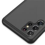 For Samsung Galaxy S22 Ultra 5G Flip Leather Cover with Stand Full Body Protective Phone Case