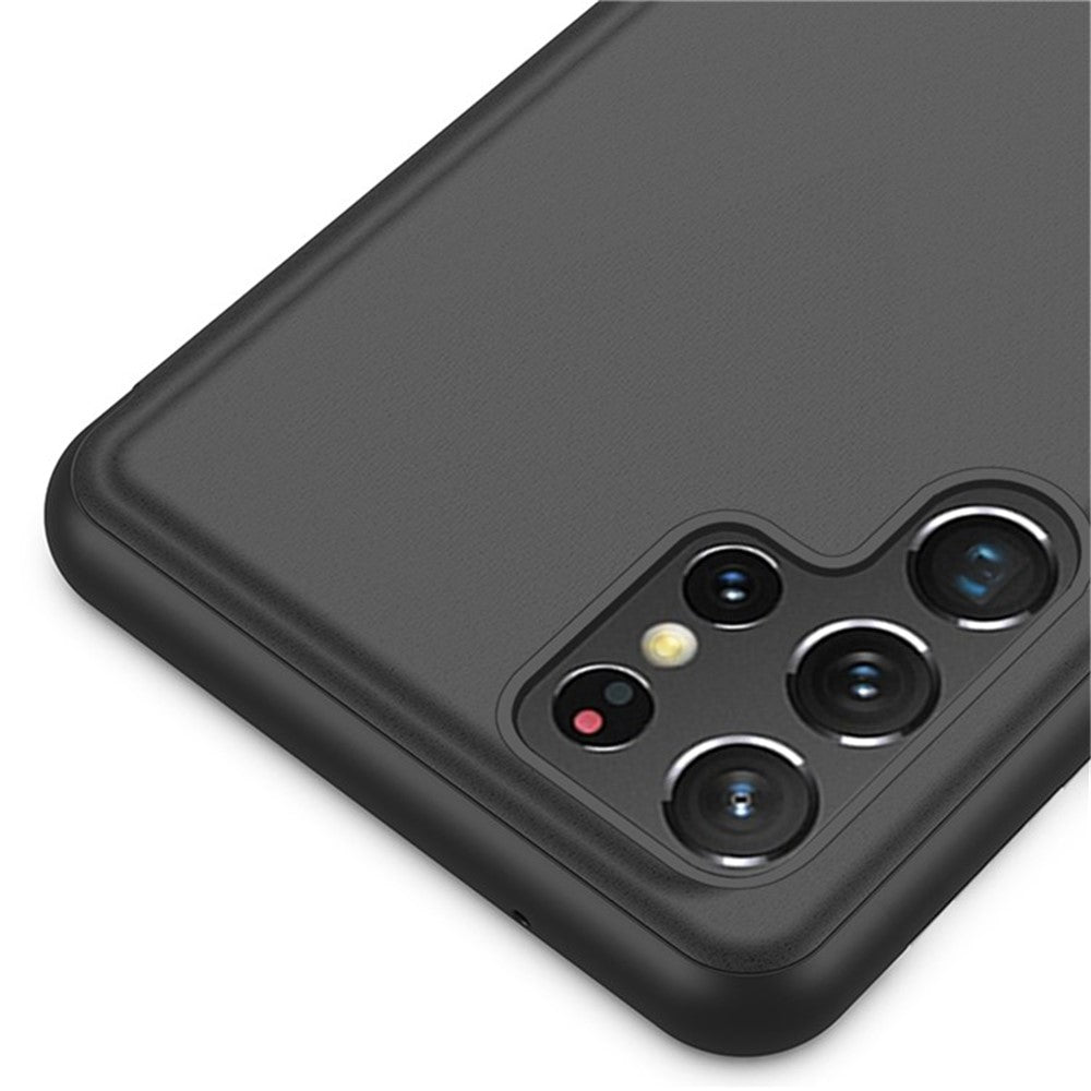 For Samsung Galaxy S22 Ultra 5G Flip Leather Cover with Stand Full Body Protective Phone Case