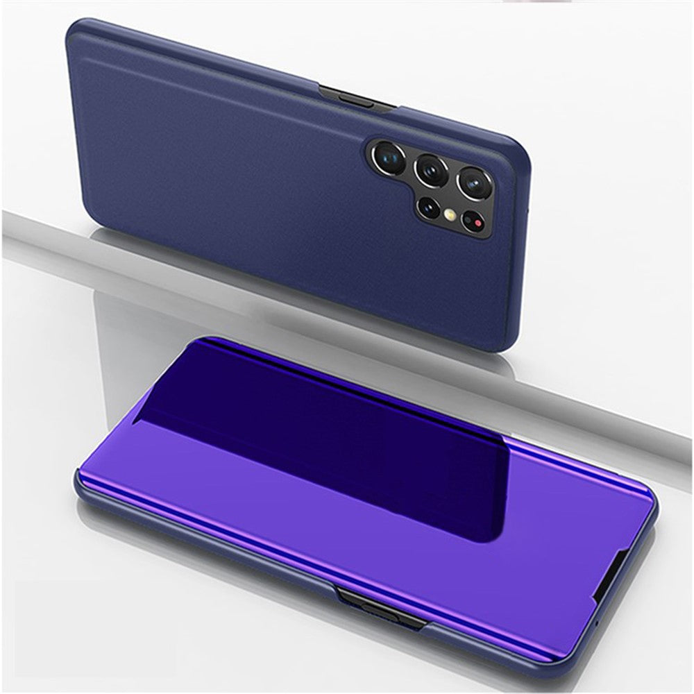 For Samsung Galaxy S22 Ultra 5G Flip Leather Cover with Stand Full Body Protective Phone Case