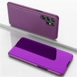 For Samsung Galaxy S22 Ultra 5G Flip Leather Cover with Stand Full Body Protective Phone Case