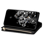 Drop-proof Laser Workmanship Starry Style Zipper Wallet Stand Leather Phone Case with Strap for Samsung Galaxy A53 5G