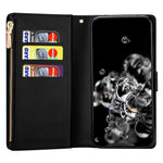 Drop-proof Laser Workmanship Starry Style Zipper Wallet Stand Leather Phone Case with Strap for Samsung Galaxy A53 5G