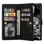 Drop-proof Laser Workmanship Starry Style Zipper Wallet Stand Leather Phone Case with Strap for Samsung Galaxy A53 5G
