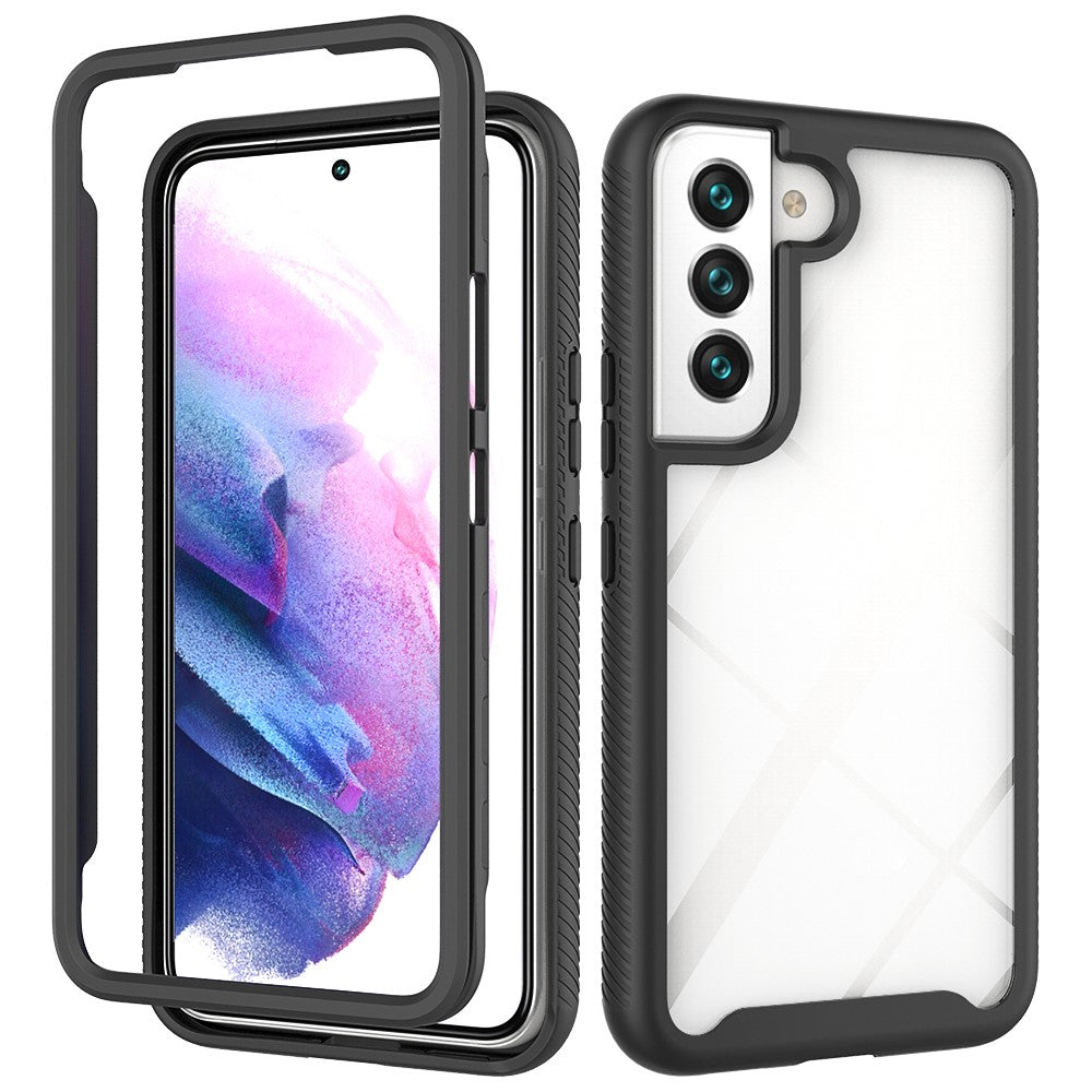 Anti-drop TPU + PC + Acrylic Hybrid Case Phone Cover for Samsung Galaxy S22 5G