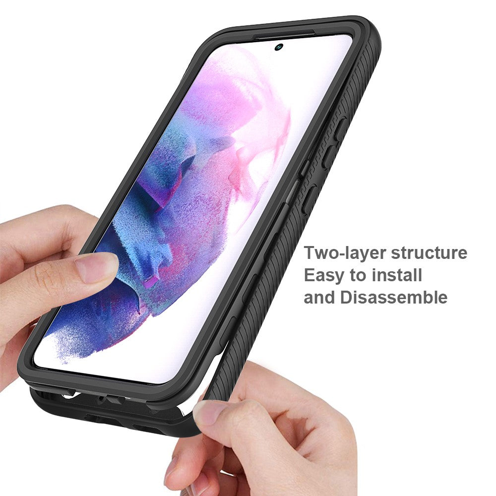 Anti-drop TPU + PC + Acrylic Hybrid Case Phone Cover for Samsung Galaxy S22 5G