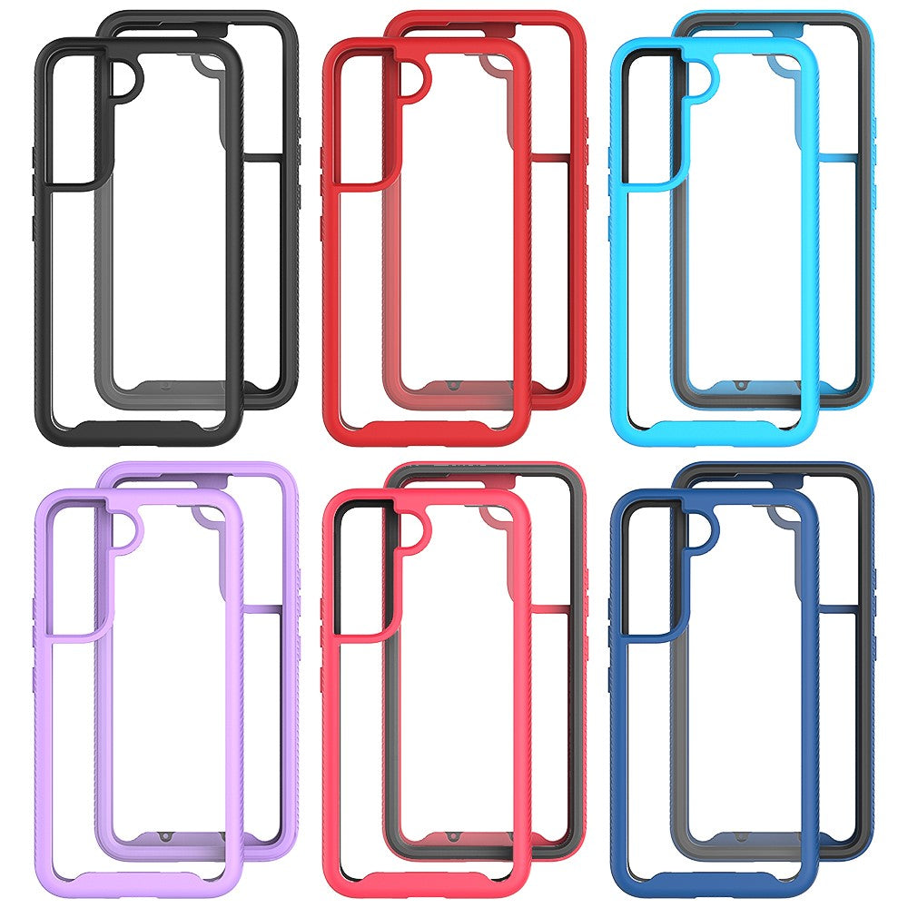 Anti-drop TPU + PC + Acrylic Hybrid Case Phone Cover for Samsung Galaxy S22 5G