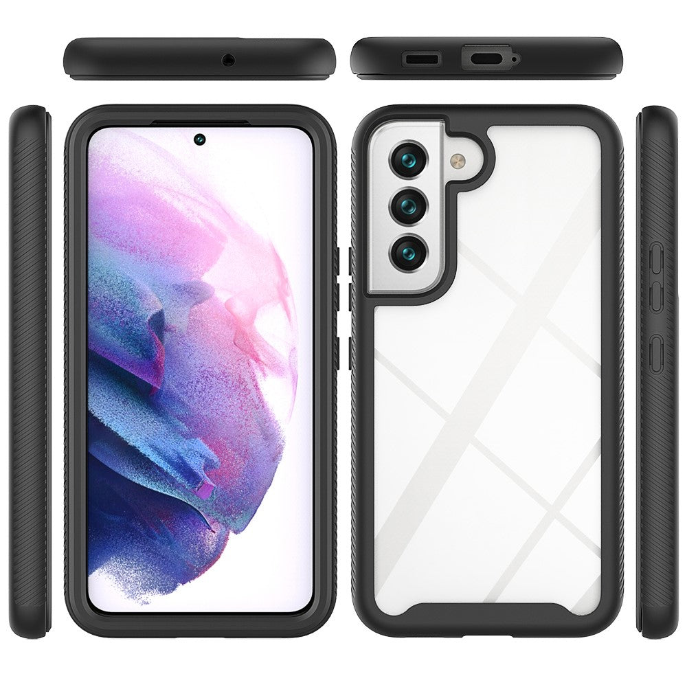 Anti-drop TPU + PC + Acrylic Hybrid Case Phone Cover for Samsung Galaxy S22 5G