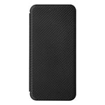 Samsung Galaxy A33 5G magnetisk selvhæftende mobilbeskyttelsesetui med kulfibertekstureret læder, stativ og kortholder