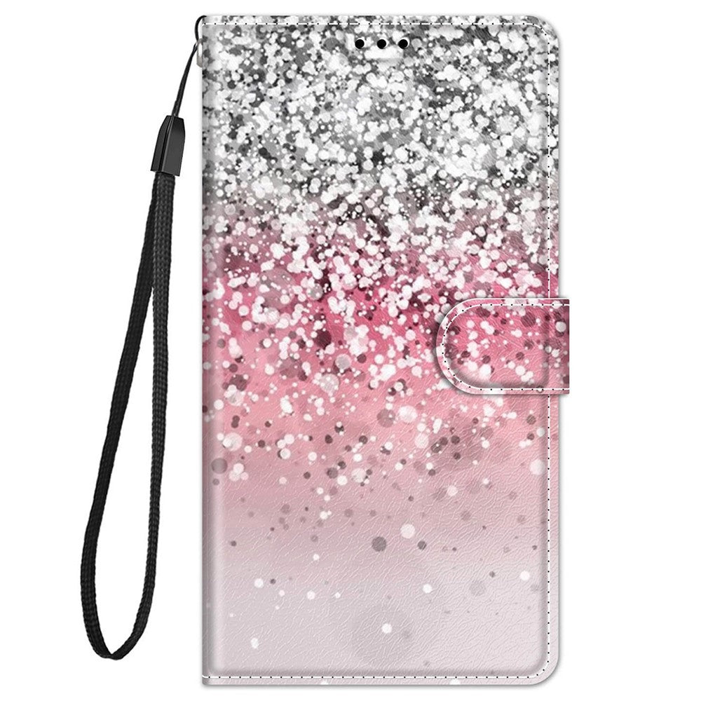 Pattern Printing PU Leather Wrist Strap Stand Feature Flip Case Cover with Card Slots for Samsung Galaxy A13 4G