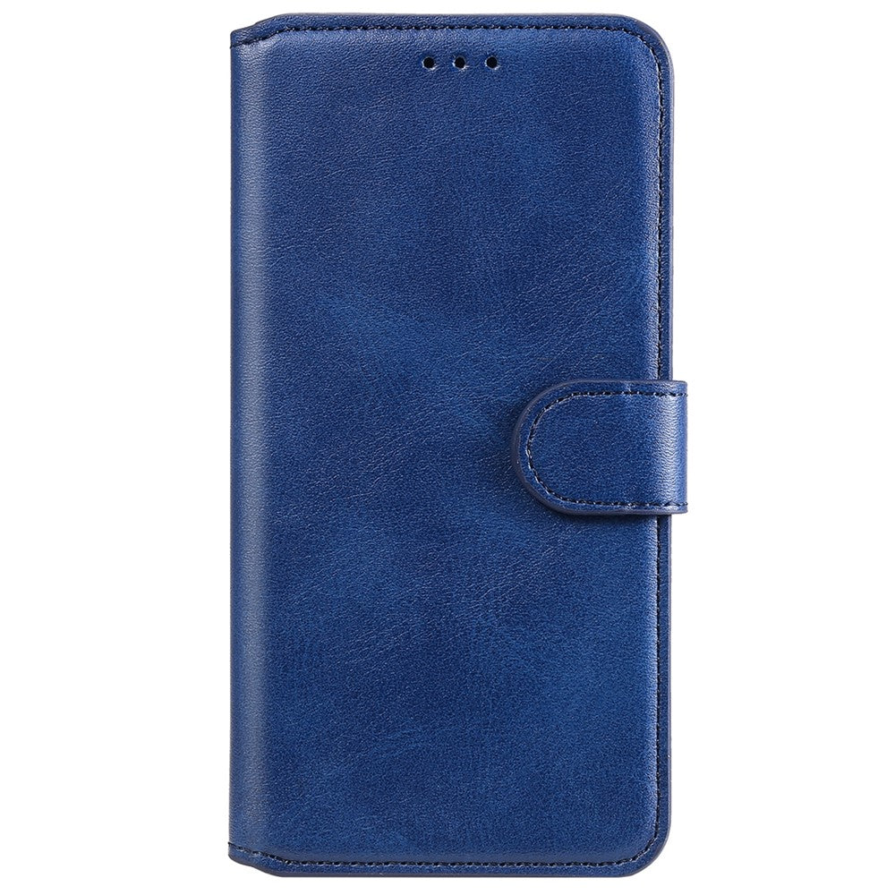 Solid Color Textured Leather Cover + Inner TPU Phone Case Stand Wallet Design Cellphone Cover for Samsung Galaxy A53 5G