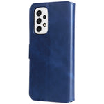 Solid Color Textured Leather Cover + Inner TPU Phone Case Stand Wallet Design Cellphone Cover for Samsung Galaxy A53 5G