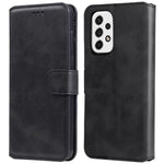 Solid Color Textured Leather Cover + Inner TPU Phone Case Stand Wallet Design Cellphone Cover for Samsung Galaxy A53 5G