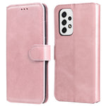 Solid Color Textured Leather Cover + Inner TPU Phone Case Stand Wallet Design Cellphone Cover for Samsung Galaxy A53 5G