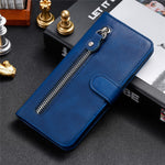 Zipper Pocket Magnetic Clasp Leather Cover Phone Case with Stand Wallet for Samsung Galaxy A33 5G