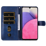 Zipper Pocket Magnetic Clasp Leather Cover Phone Case with Stand Wallet for Samsung Galaxy A33 5G