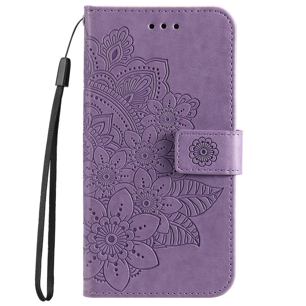 For Samsung Galaxy A33 5G Case Floral Pattern PU Leather Wallet Stand Phone Cover