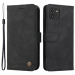 Til Samsung Galaxy A03 (164,2 mm) Læderpung Covers Skin Touch Telefoncover Stander med Rem