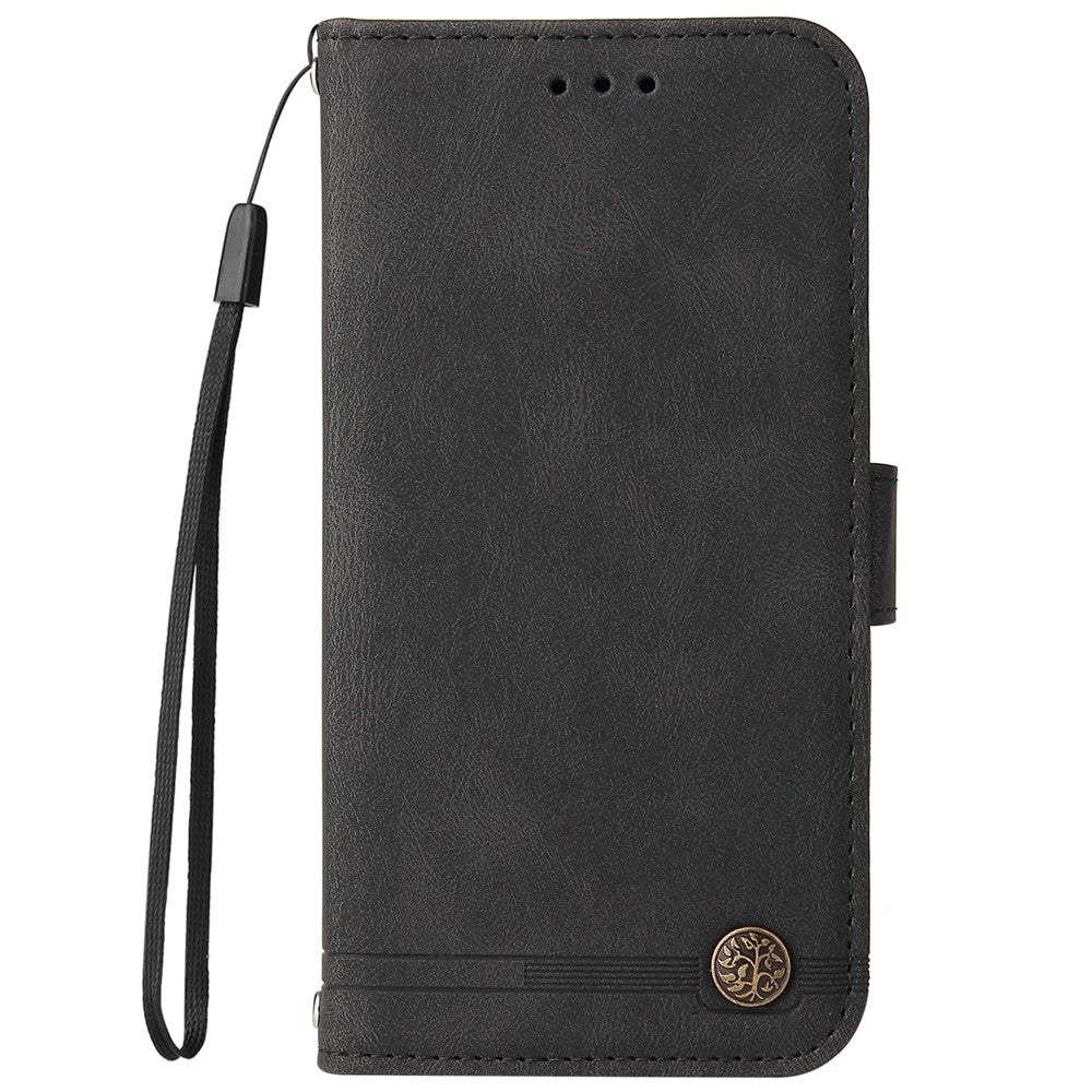 Til Samsung Galaxy A03 (164,2 mm) Læderpung Covers Skin Touch Telefoncover Stander med Rem