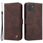 Til Samsung Galaxy A03 (164,2 mm) Læderpung Covers Skin Touch Telefoncover Stander med Rem