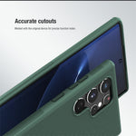 NILLKIN Frosted Shield PC Back + Soft TPU Edge Anti-fall Protective Case Cover for Samsung Galaxy S22 Ultra 5G