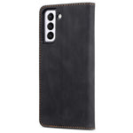 AZNS Wallet Stand PU Leather Full Protection Phone Case Cover for Samsung Galaxy S22+ 5G