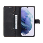 AZNS Wallet Stand PU Leather Full Protection Phone Case Cover for Samsung Galaxy S22+ 5G