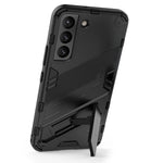 Kickstand Design Flexible TPU + Hard PC Back Phone Cover Anti-Scratch Cellphone Case for Samsung Galaxy S22 5G