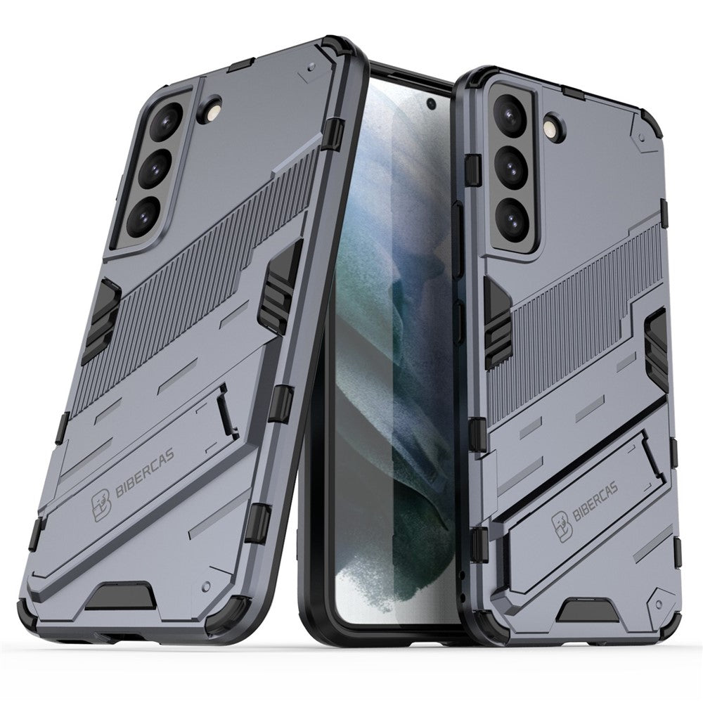 Stöddesign Flexibelt TPU + Hårt PC-baksida Mobilskal Reptåligt Mobilskal för Samsung Galaxy S22 5G