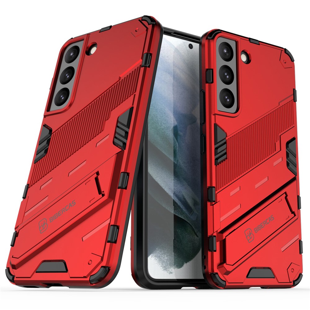 Stöddesign Flexibelt TPU + Hårt PC-baksida Mobilskal Reptåligt Mobilskal för Samsung Galaxy S22 5G