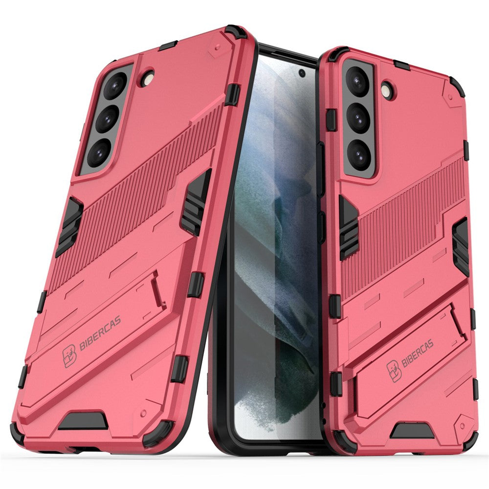 Stöddesign Flexibelt TPU + Hårt PC-baksida Mobilskal Reptåligt Mobilskal för Samsung Galaxy S22 5G