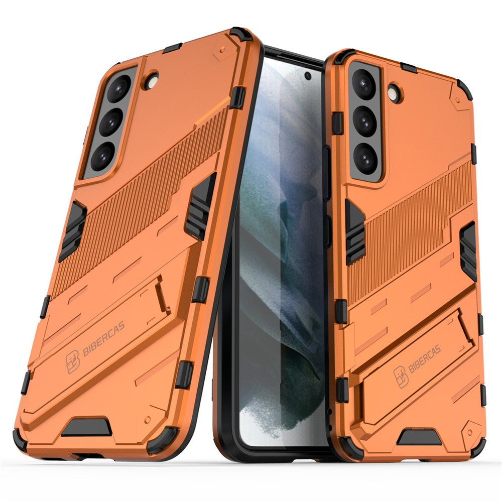 Stöddesign Flexibelt TPU + Hårt PC-baksida Mobilskal Reptåligt Mobilskal för Samsung Galaxy S22 5G