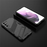 Soft TPU + Hard PC Back Phone Cover Anti-Scratch Cellphone Case with Kickstand for Samsung Galaxy S22+ 5G