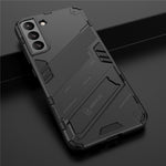 Soft TPU + Hard PC Back Phone Cover Anti-Scratch Cellphone Case with Kickstand for Samsung Galaxy S22+ 5G