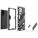 Stötsäkert TPU + PC-bakstycke för mobilmobil med stöd för Samsung Galaxy S22 Ultra 5G