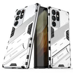 Stötsäkert TPU + PC-bakstycke för mobilmobil med stöd för Samsung Galaxy S22 Ultra 5G