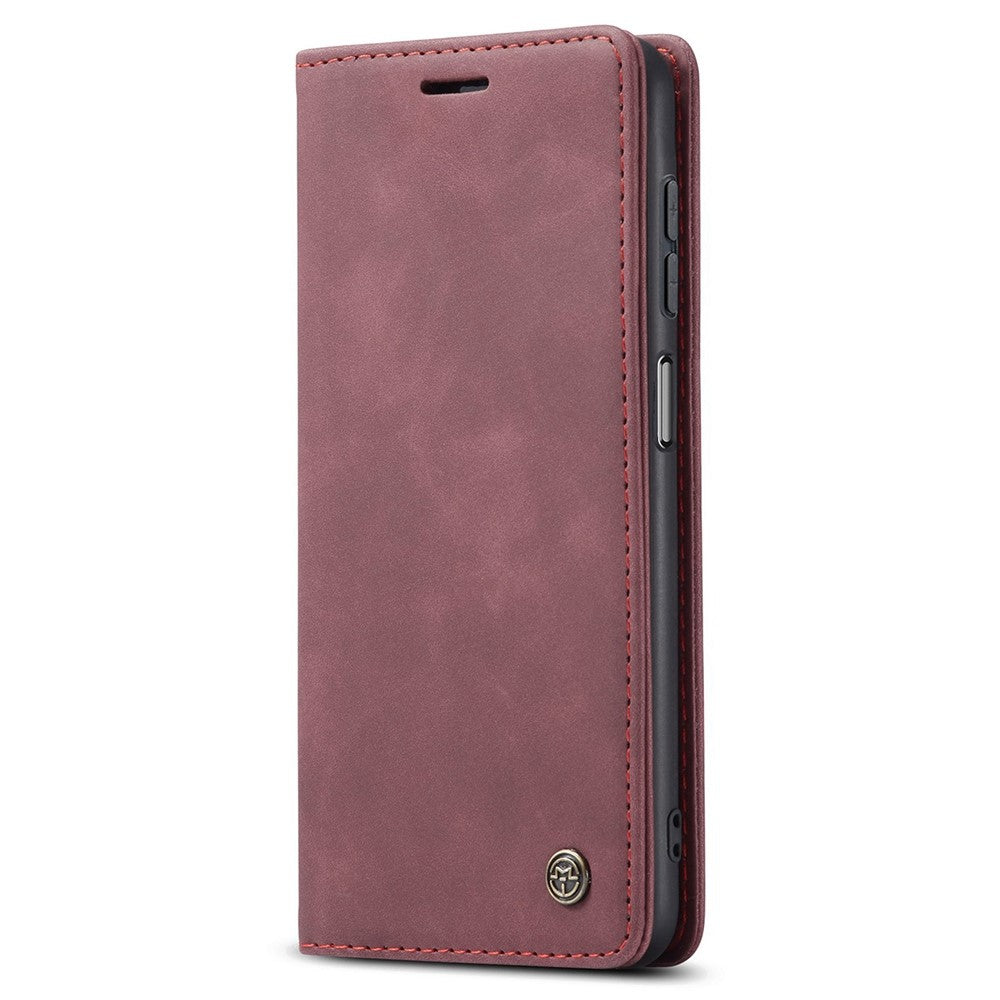 CASEME 013-serien mobilcover i flip-folio-design af PU-læder med stativ til Samsung Galaxy A13 5G / A04s 4G (164,7 mm)