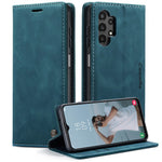 CASEME 013-serien mobilcover i flip-folio-design af PU-læder med stativ til Samsung Galaxy A13 5G / A04s 4G (164,7 mm)