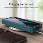 Full Protection Hinge Design Hard PC Folding Phone Case Cover with Glass Screen Protector for Samsung Galaxy Z Fold2 5G
