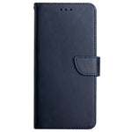 Til Samsung Galaxy A13 4G Enkel Farve Nappa Tekstur Ægte Læder + TPU Telefonetui Justerbart Stativ Kortholder Folio Flip Cover