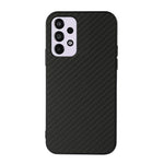 Kulstofibertekstur PU-læder + PC + TPU Ridsefast telefoncover til Samsung Galaxy A33 5G