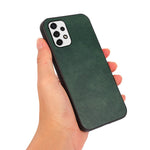 Ridsefast Litchi-tekstur PU-læderbelagt TPU + PC Cover til Samsung Galaxy A53 5G