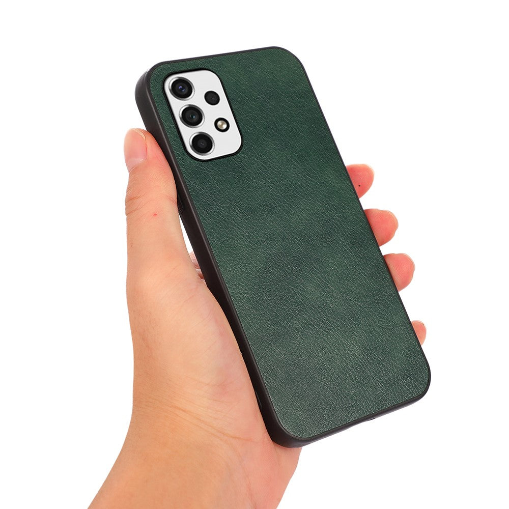 Ridsefast Litchi-tekstur PU-læderbelagt TPU + PC Cover til Samsung Galaxy A53 5G