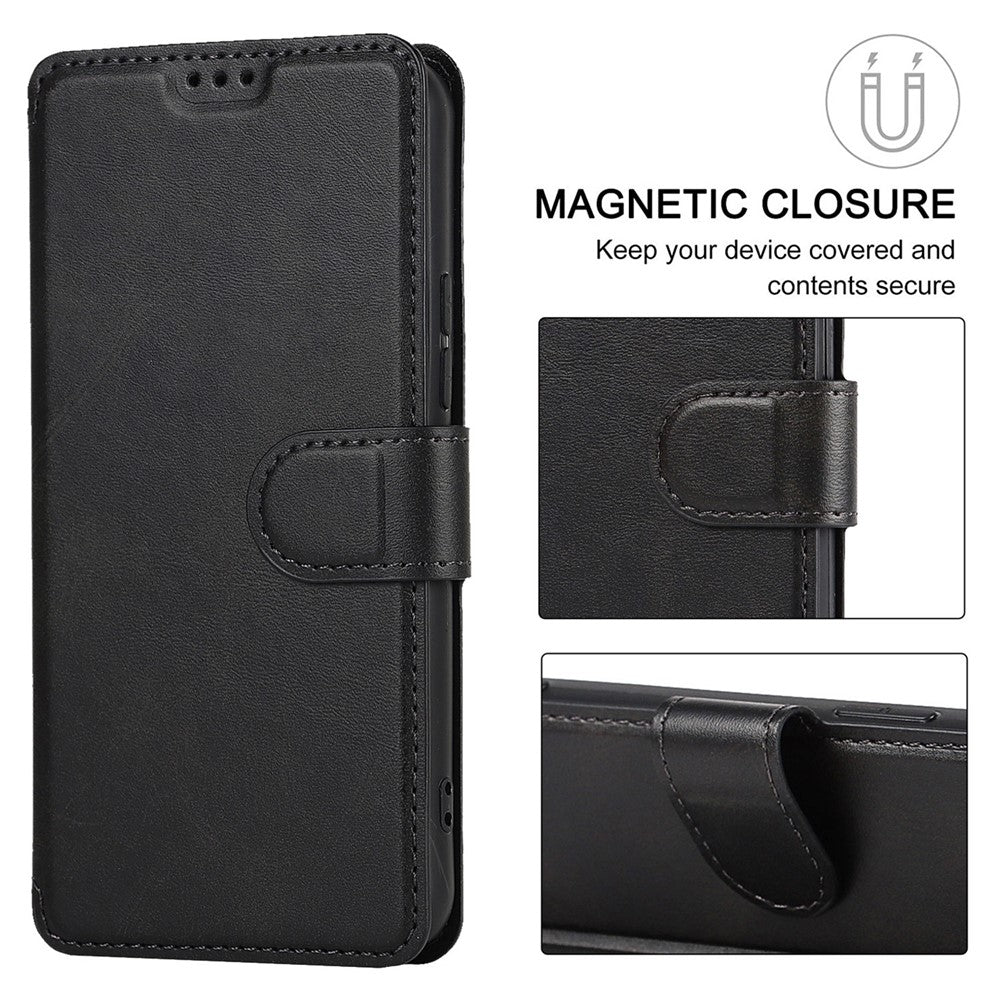 Vintage Texture Matte PU Leather Folio Flip Stand Case RFID Blocking Magnetic Wallet Cover for Samsung Galaxy S22 5G