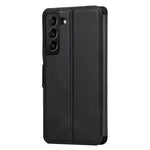 Vintage Texture Matte PU Leather Folio Flip Stand Case RFID Blocking Magnetic Wallet Cover for Samsung Galaxy S22 5G