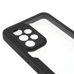 PET Skærmbeskytter + Akrylbagside + TPU-ramme Aftageligt 2-i-1 Ridsefast Etui til Samsung Galaxy A53 5G