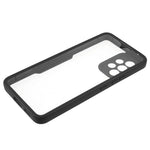 PET Skærmbeskytter + Akrylbagside + TPU-ramme Aftageligt 2-i-1 Ridsefast Etui til Samsung Galaxy A53 5G