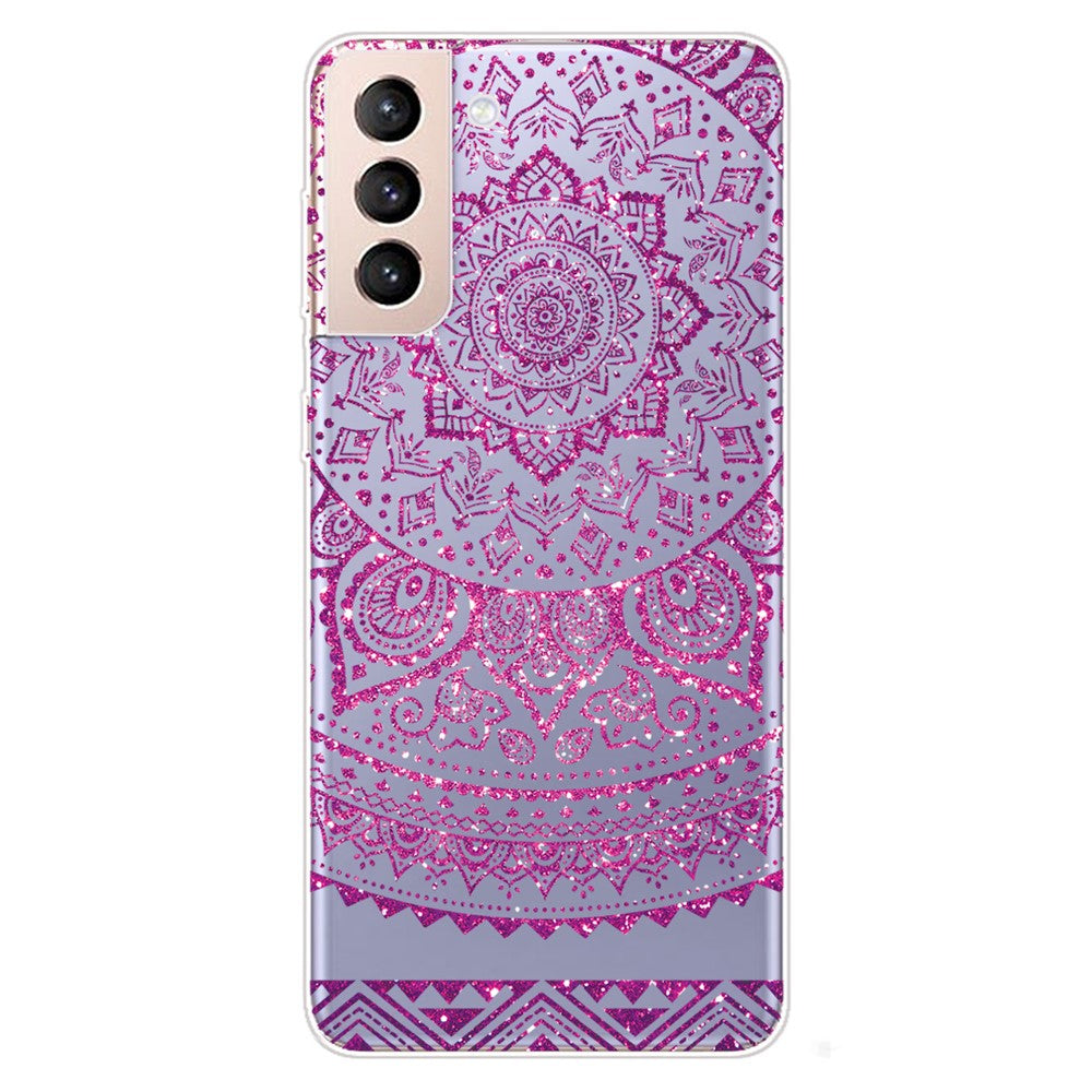 Lightweight Mandala Pattern Printing Soft TPU Phone Case Cover Back Protective Shell for Samsung Galaxy S22 5G