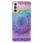 Lightweight Mandala Pattern Printing Soft TPU Phone Case Cover Back Protective Shell for Samsung Galaxy S22 5G